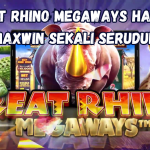 Great Rhino Megaways Hantam Maxwin Sekali Seruduk